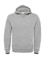 ID.003 Puuvillapitoinen hupullinen collegepaita, Heather Grey
