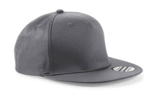 5-paneelinen Snapback-rapper-lippis, Grafiitinharmaa