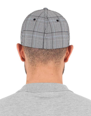 Glen Check Cap, musta/valkoinen – Flexfit (4)