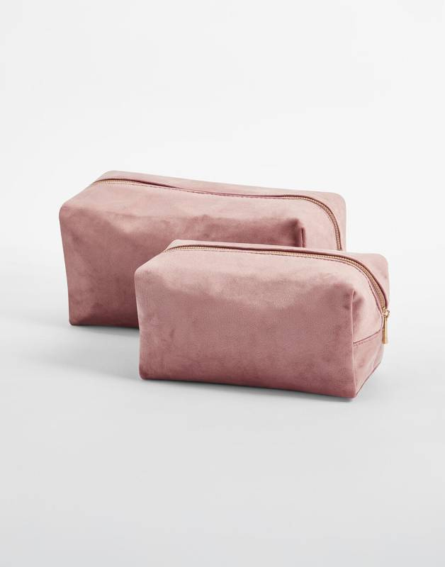 Samettinen hygieniatuote-/asustekotelo, Ruusukvartsi – Bagbase (1)