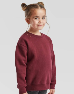 Lasten Premium Set-In -collegepaita, pullonvihreä – Fruit of the Loom (3)