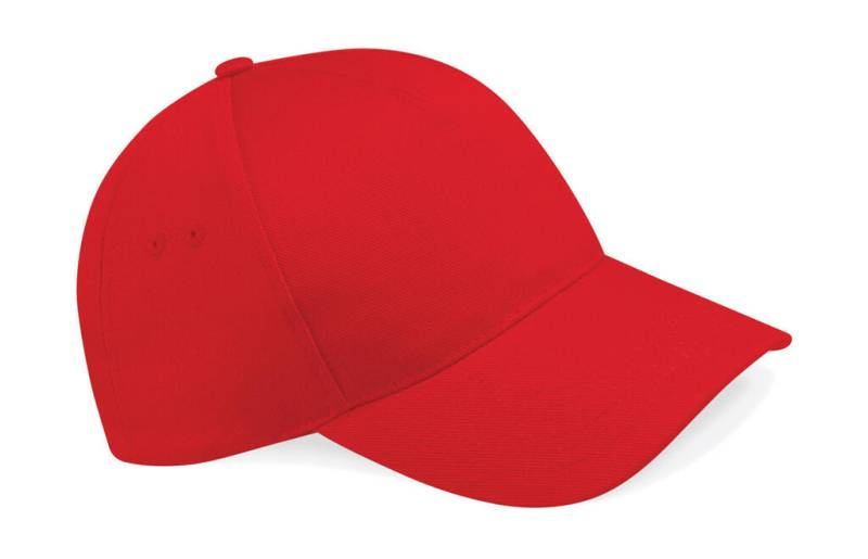 Ultimate 5 Panel -lippis, Klassinen punainen – Beechfield (1)