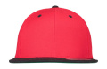 Klassinen Snapback 2-Tone -lippis, punainen/musta