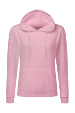 Hupullinen collegepaita naisille, Vaaleanpunainen