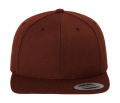 Klassinen snapback-lippis, Ruskea