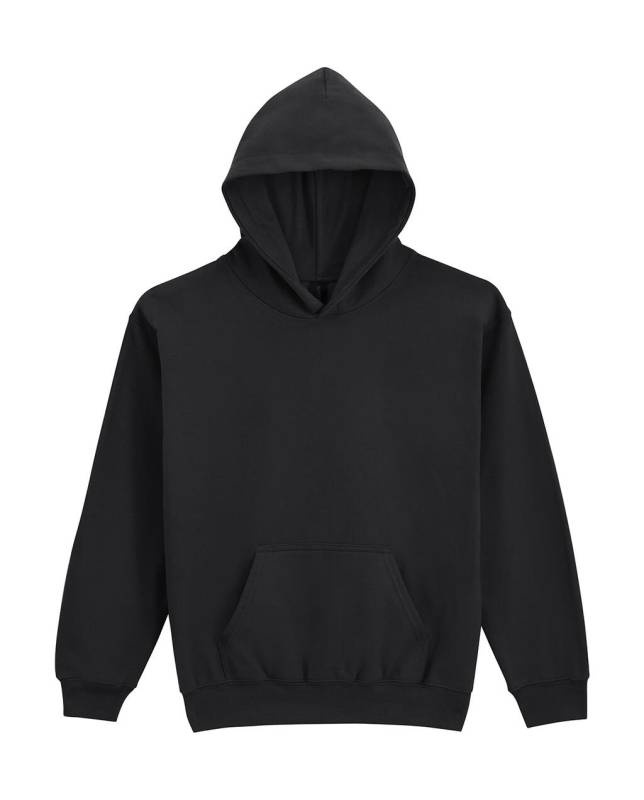 Softstyle Midweight Fleece -huppari nuorille, musta – Gildan (1)