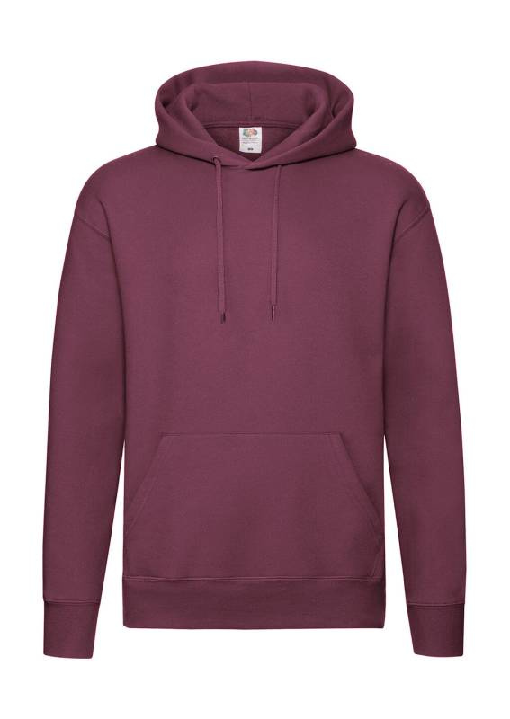 Premium-huppari, viininpunainen – Fruit of the Loom (1)