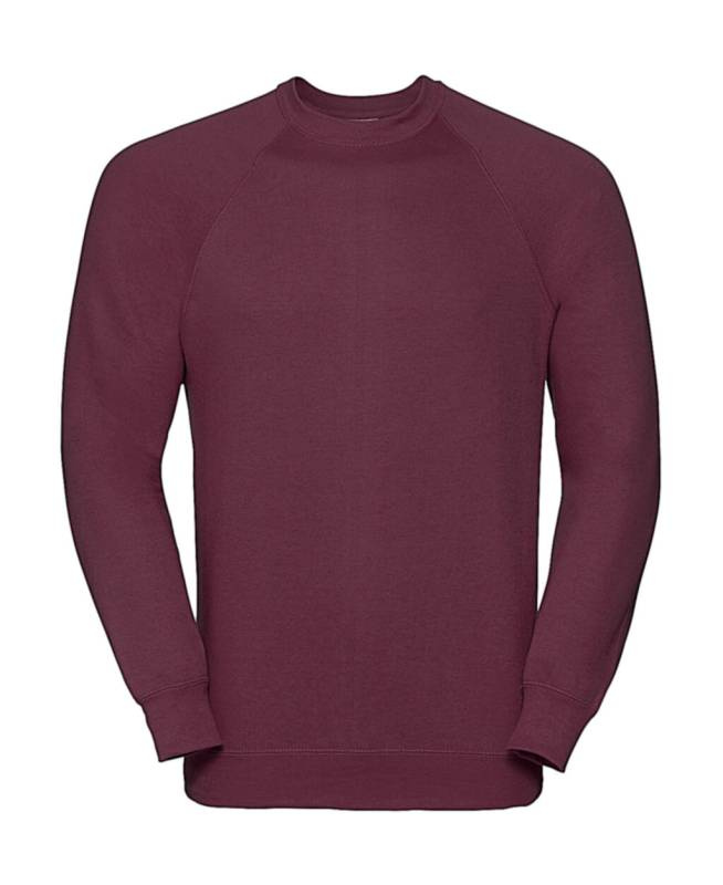 Klassinen Raglan-collegepaita, viininpunainen – Russell Athletic (1)
