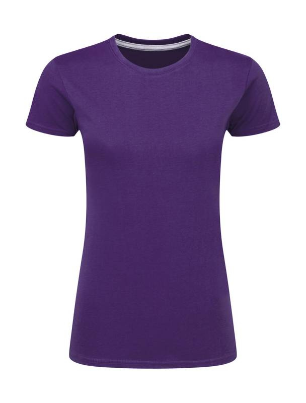 Signature-merkkitön t-paita naisille, violetti – SG Signature (1)
