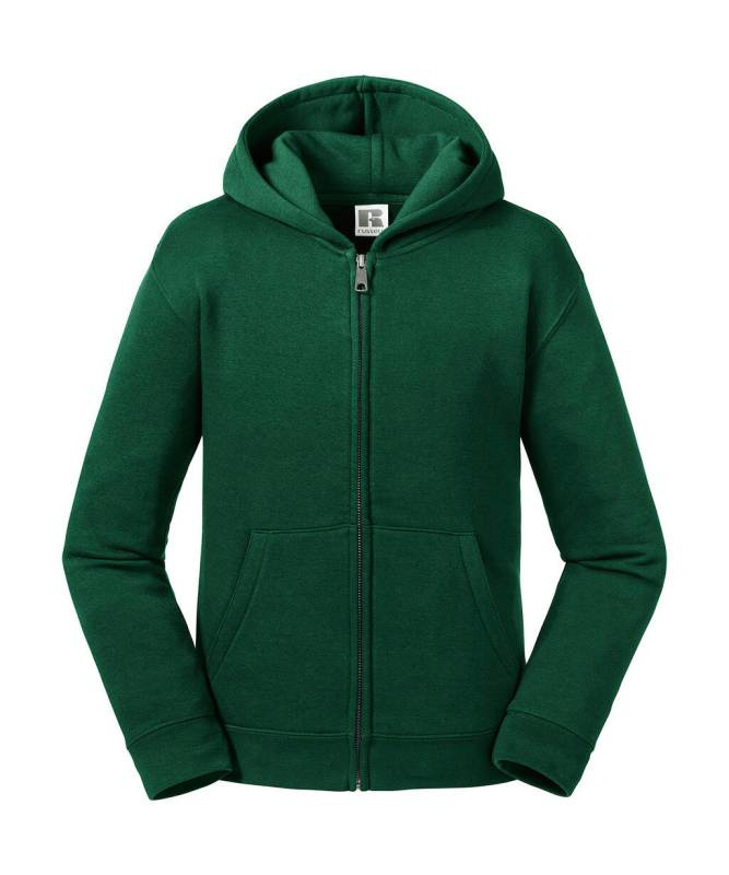 Lasten Authentic vetoketjullinen huppupaita, pullonvihreä – Russell Athletic (1)