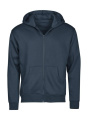 MERKINTÄMÄTÖN Hupullinen Täyspitkä Vetoketjullinen Collegepaita, Muste