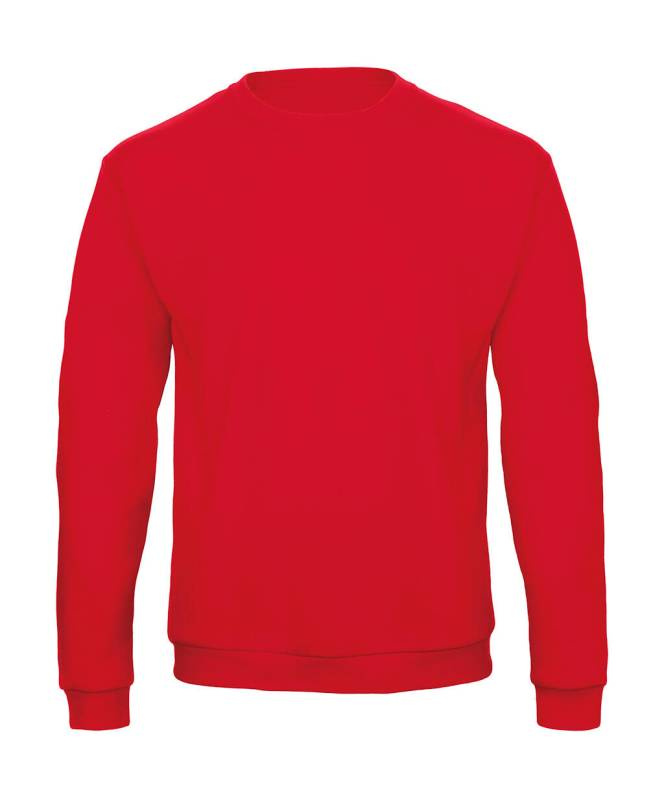 ID.202 50/50 Collegepaita, unisex, punainen – B&C (1)