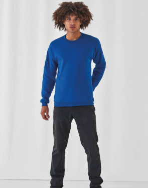 ID.202 50/50 Collegepaita, unisex, pullonvihreä – B&C (3)