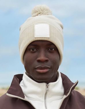 Applikaatiokoristeinen pom-pipo, Oxford-tummansininen/valkoinen – Beechfield, Oxfordin laivastonsininen/valkoinen (2)