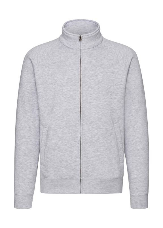 Premium-collegetakki, meleerattu harmaa – Fruit of the Loom (1)