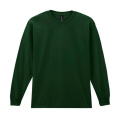 Ultra Cotton -pitkähihainen aikuisten t-paita, metsänvihreä