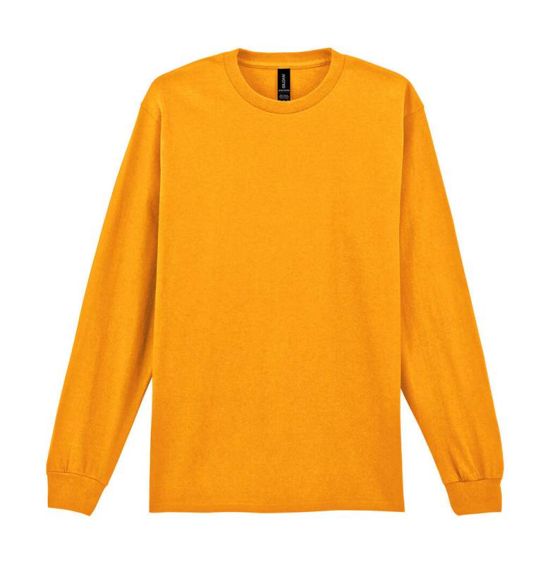Ultra Cotton -pitkähihainen aikuisten t-paita, kultainen – Gildan (1)