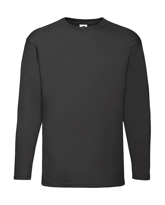 Valueweight LS T, musta – Fruit of the Loom (1)