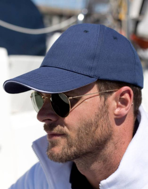 Memphis Low Profile Sandwich Peak -lippis, musta/punainen – Result Headwear (2)