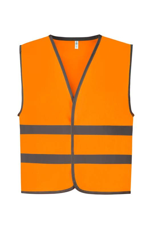 Lasten heijastava reunusliivi Fluorescent-kuviolla, oranssi – Yoko (1)