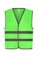 Lasten heijastava reunusliivi Fluorescent-kuviolla, Lime