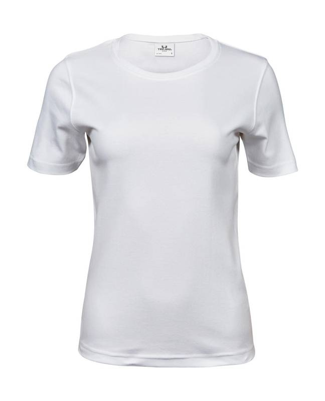 Naisten Interlock-t-paita, valkoinen – Tee Jays (1)