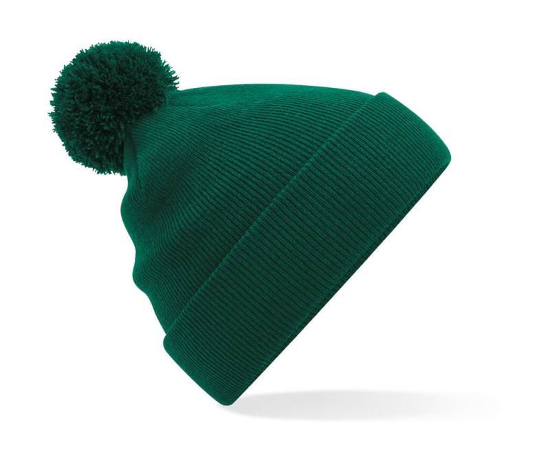Alkuperäinen pom pom -pipo, pullonvihreä – Beechfield (1)