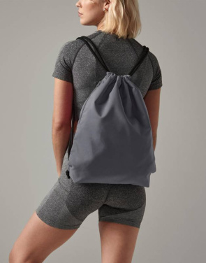 Icon Gymsackin, valkoinen/musta – Bagbase (3)