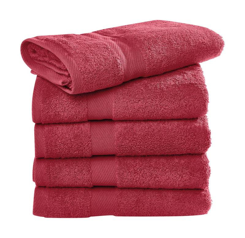 Seine-rantapyyhe LUXE, punainen – SG Accessories - TOWELS (1)