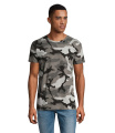 CAMO MEN T-SHIRT 150, Harmaa naamiointi