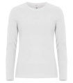 Premium L/S – T-paita (naisille), Valkoinen
