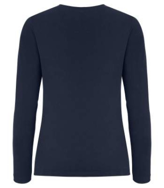 Premium L/S – T-paita (naisille), Tumma laivasto - Clique (2)