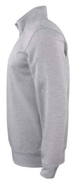 Basic Active Half Zip – collegepaita (lapsille), Grey melange - Clique (3)