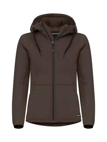 Pemberton Hood – täysvetoketjullinen pusero (naisille), Tumma Mocca - Cutter & Buck (1)