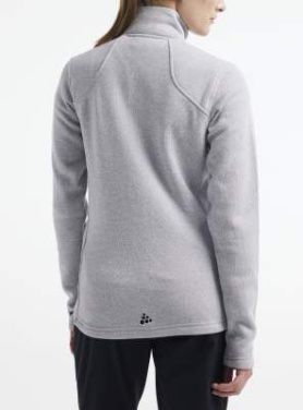 ADV Explore Heavy – fleecetakki (naisille), Grey Melange-Black - Craft (4)