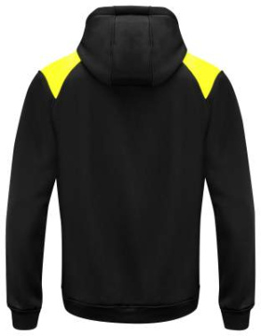 2133 HOOD – takki, Musta/keltainen – ProJob (3)