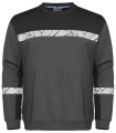 7101 9910-VIZ – collegepaita, Harmaa/musta
