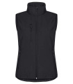 Classic Softshell – liivi (naisille), Musta