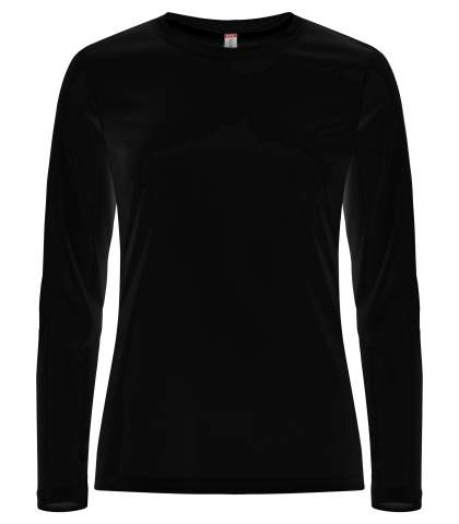 Basic Active-T L/S – T-paita (naisille), Musta - Clique (1)