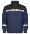 7103 ZIP 9910-VIZ – collegepaita, Tummansininen/musta