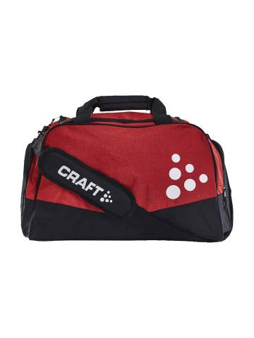 Squad Duffel Medium 33L – laukku, Musta/kirkkaan punainen - Craft (1)