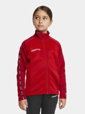 Squad 2.0 – täysvetoketjullinen pusero (lapsille), Kirkkaanpunainen Express - Craft (3)
