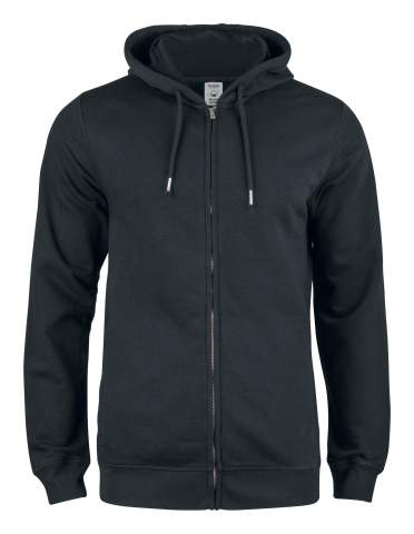 Premium OC Hoody – täysvetoketjullinen pusero, musta – Clique (1)