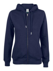Premium OC Hoody – täysvetoketjullinen pusero (naisille)