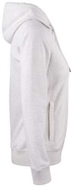 Premium OC Hoody – täysvetoketjullinen pusero (naisille), Nature Melange - Clique (4)