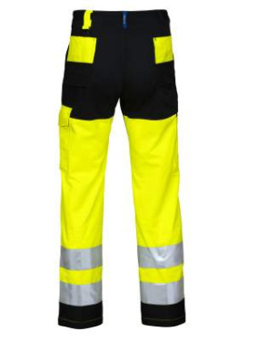 6501 – housut, EN ISO 20471 CLASS 2, Keltainen/musta - ProJob (2)