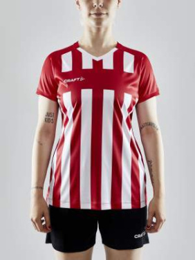 Progress 2.0 Stripe – pelipaita (naisille), Kirkas punainen/valkoinen - Craft (3)