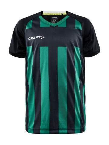 Progress 2.0 Stripe – pelipaita (lapsille), Musta/Team Green - Craft (1)