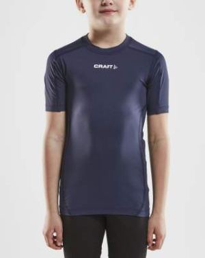 Pro Control Compression – T-paita (lapsille), Laivasto - Craft (2)