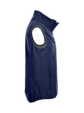 Basic Softshell – liivi, tummansininen – Clique (4)